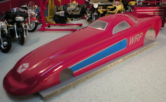 WRP Stratus Funnycar Clear Drag Body