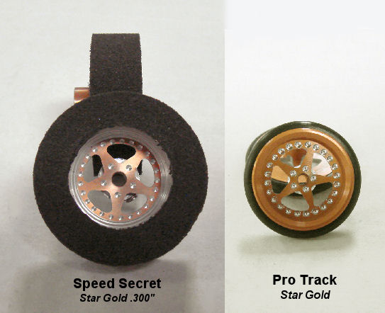 Speed Secrets/Pro Track "Star" Gold .300 wd. Front & Rear